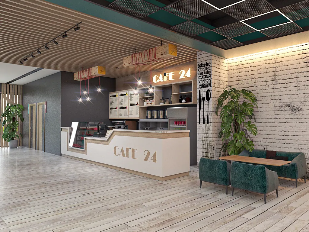 Cafe interior, photograph 3