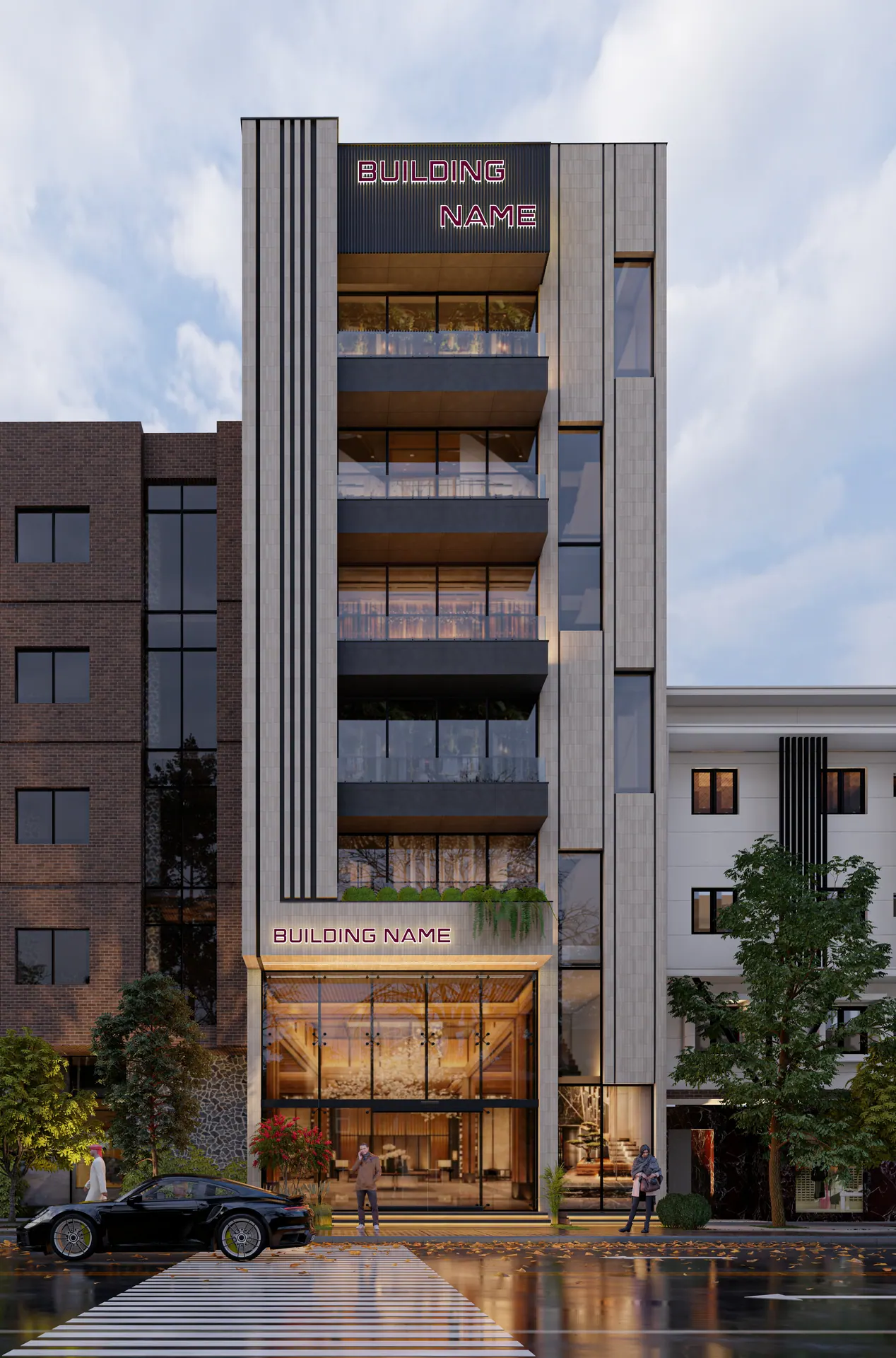 Commercial building, photograph 2